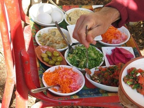 ארוחה טורקית טבעונית
